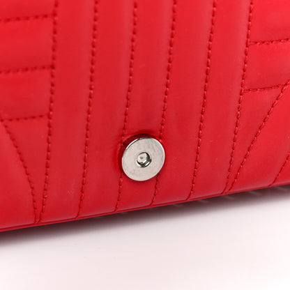 Prada Soft Calfskin Impunture Diagramme Medium Chain Flap Shoulder Bag Fuoco 12 of 12