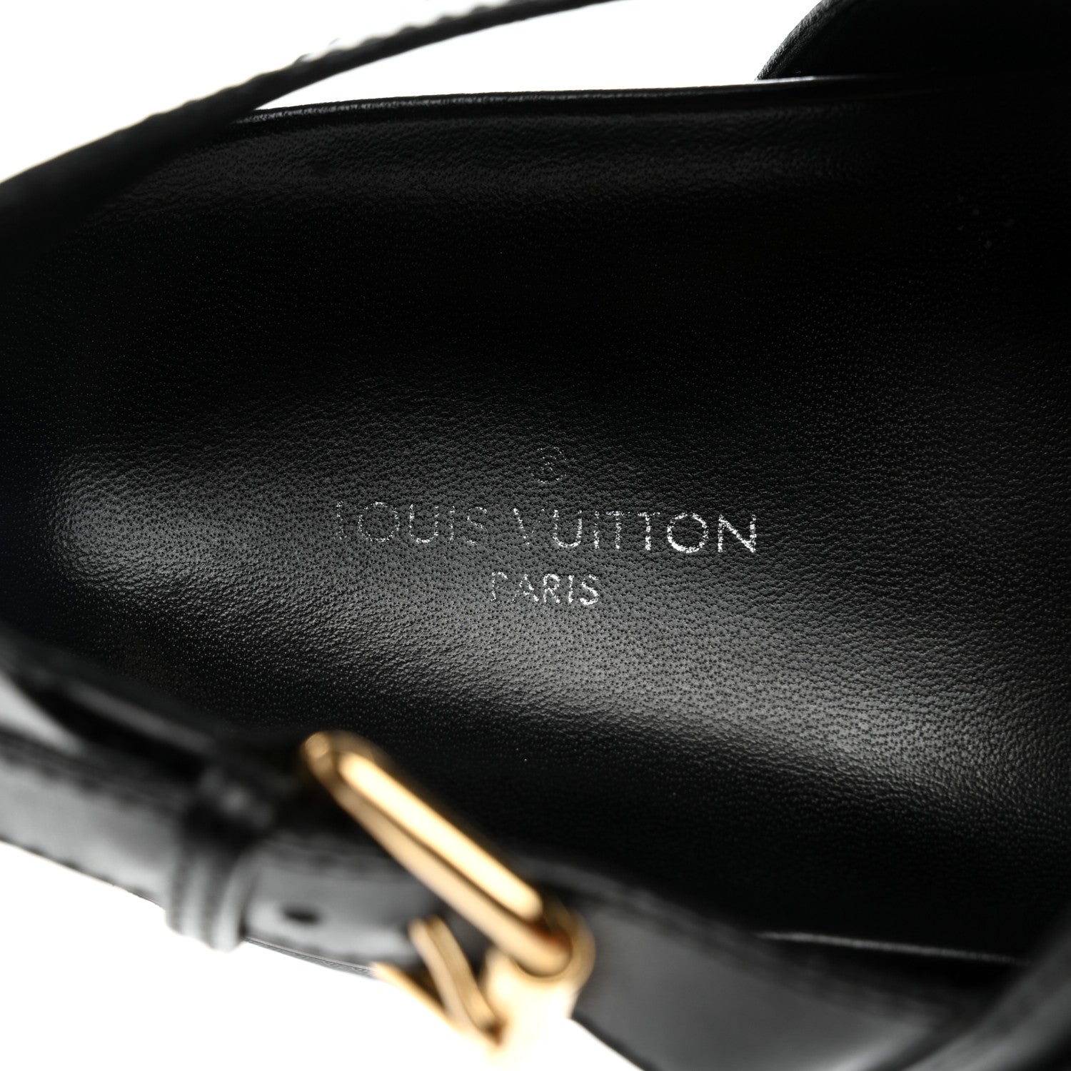 Louis Vuitton Calfskin Monogram Laureate Platform Sandals 37 Black 7 of 11