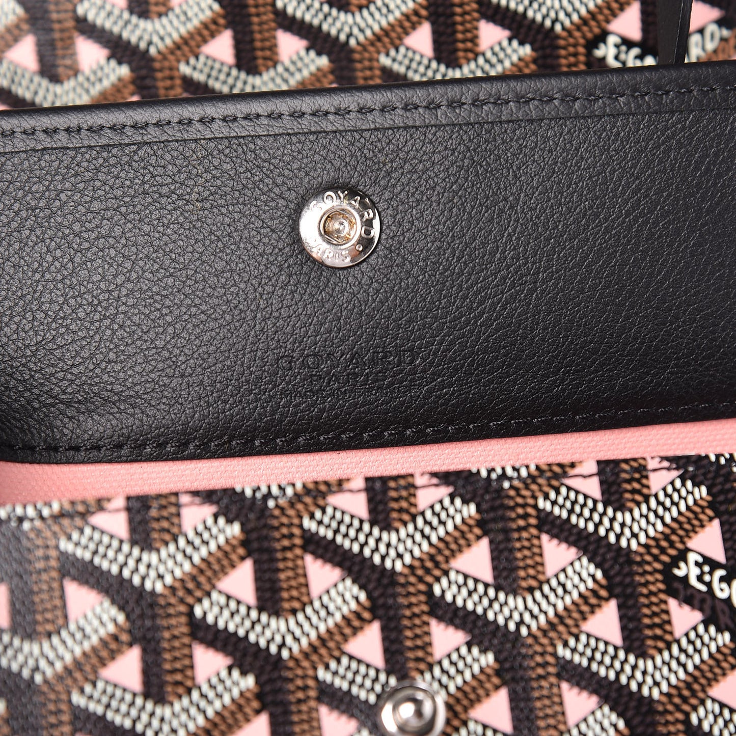 Goyardine Saint Louis Claire Voie GM Black Pink