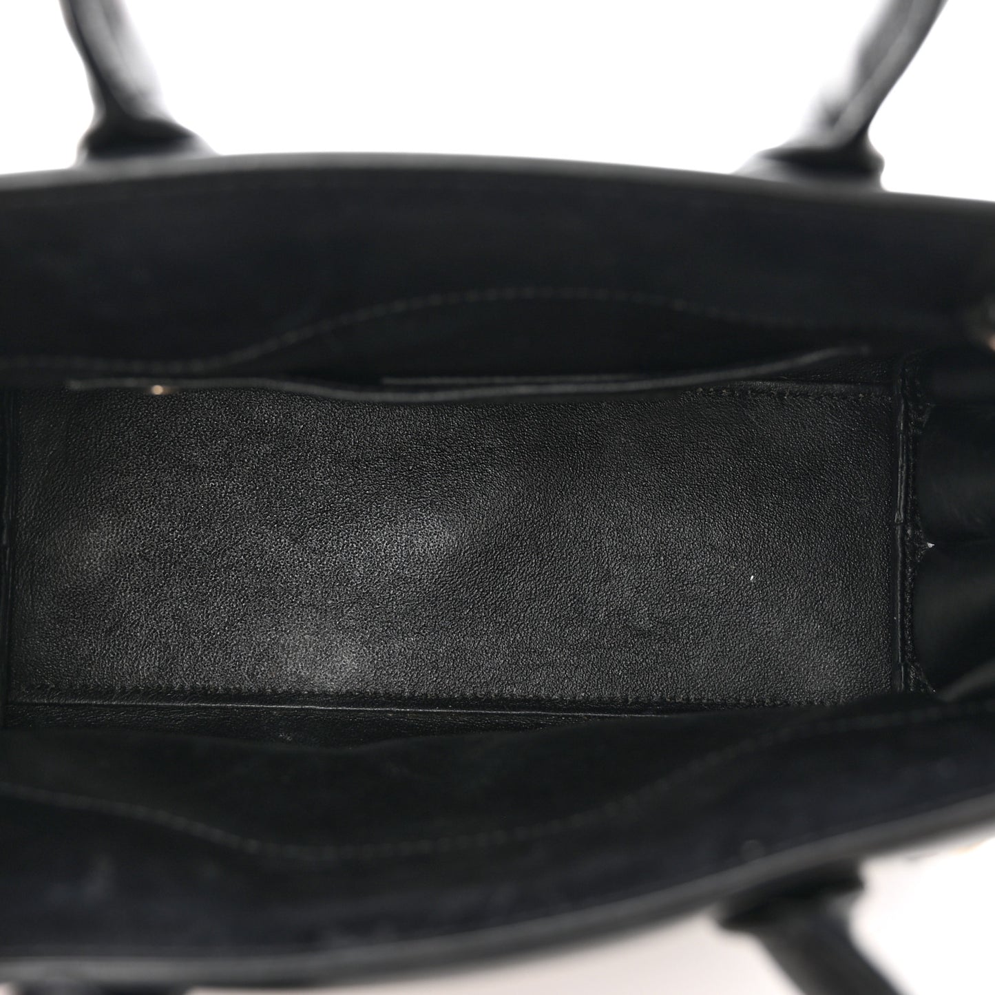 Calfskin Crystal Embellished Nano Sac de Jour Black