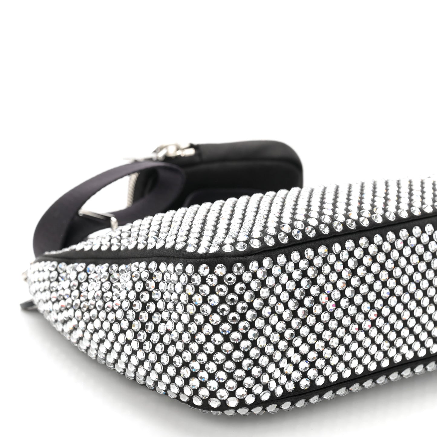 Satin Crystal Re-Edition 2005 Shoulder Bag Cristal