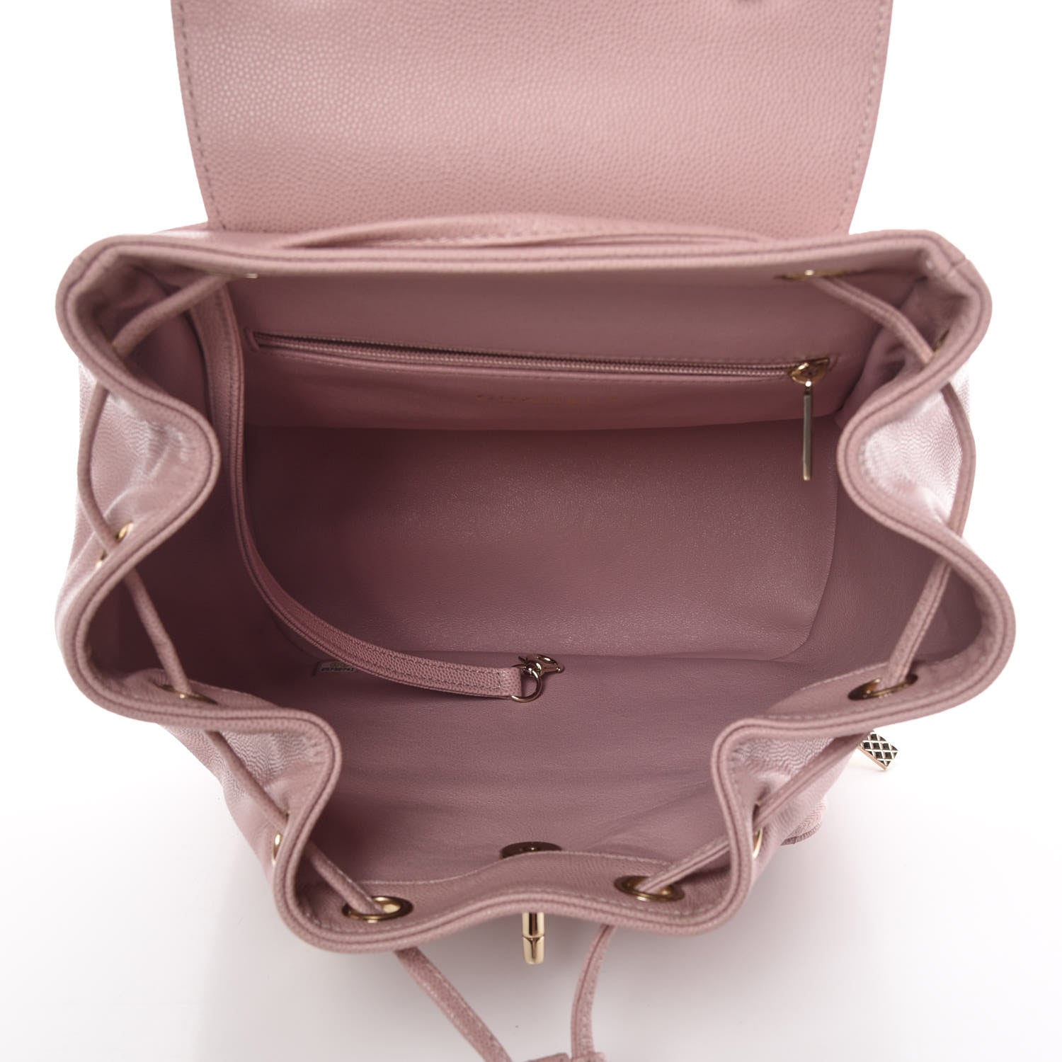 Chanel Caviar Quilted Business Affinity Backpack Pink 7 of 10