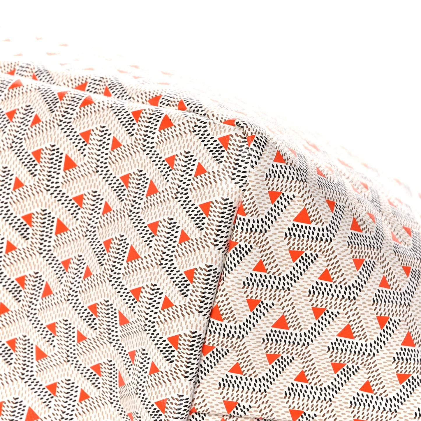 Goyardine Saint Louis Claire Voie GM White Orange