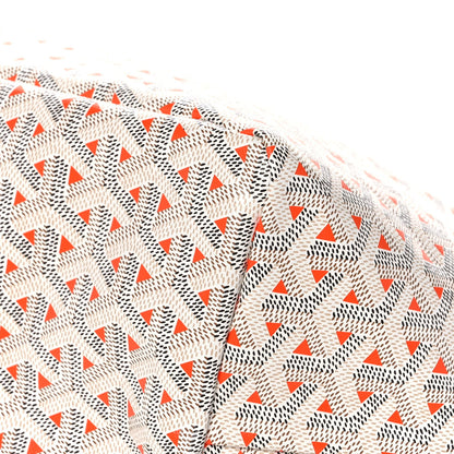 Goyard Goyardine Saint Louis Claire Voie GM White Orange 13 of 14