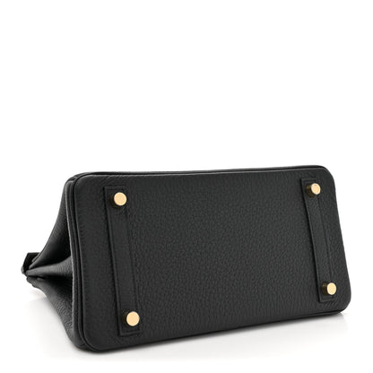 Hermes Togo Lizard Birkin Touch 25 Black 4 of 11