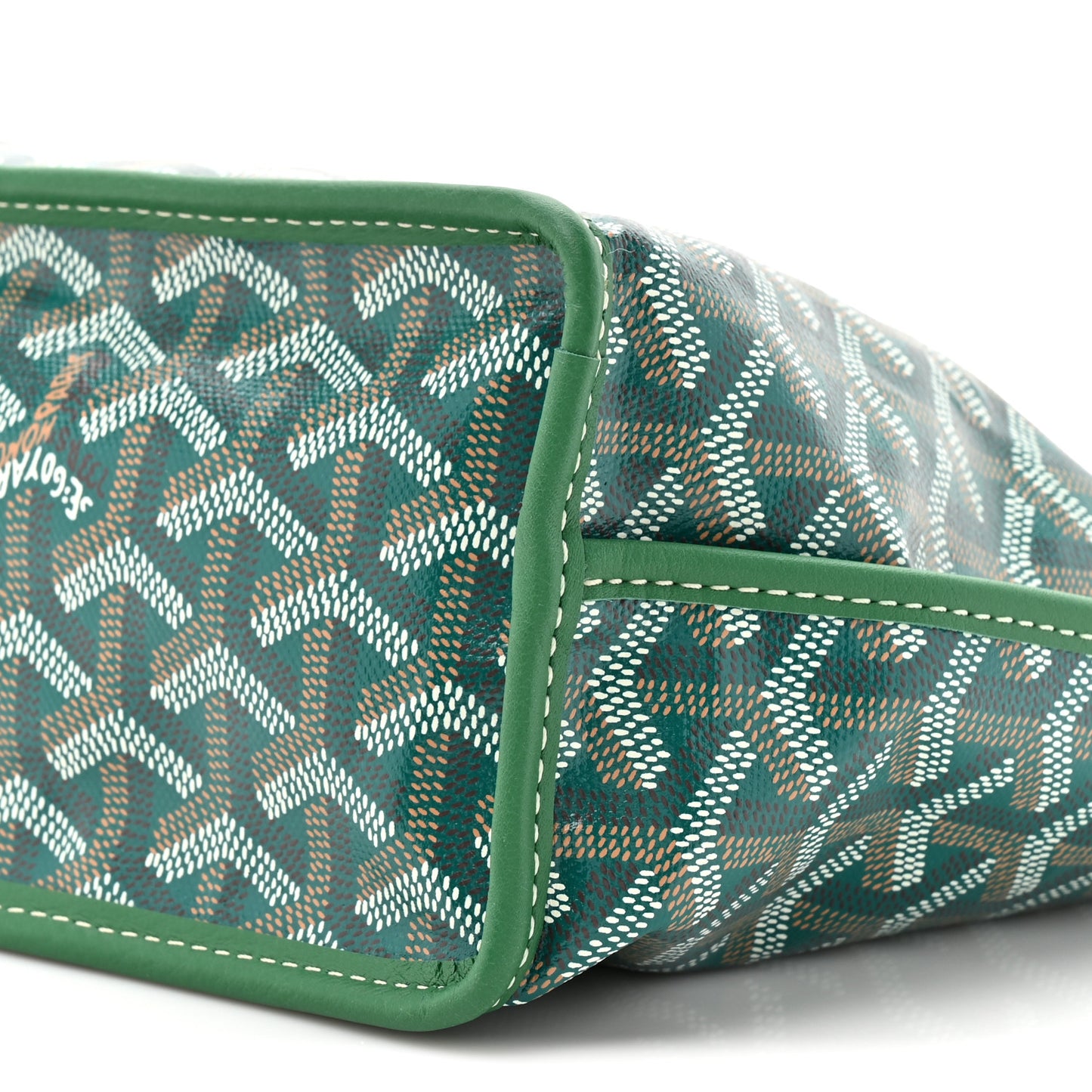 Goyardine Reversible Mini Anjou Green