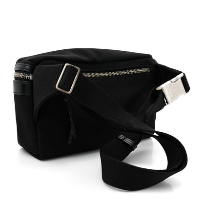Saint Laurent Canvas Calfskin City Belt Bag Black 3 of 10