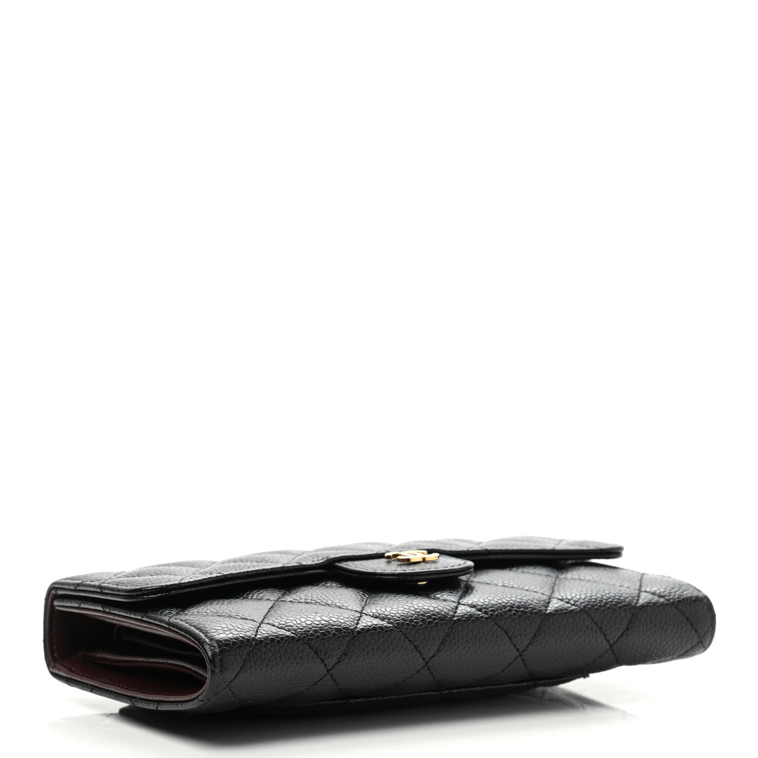 Chanel Caviar Quilted Large Flap Wallet Black 4 of 11