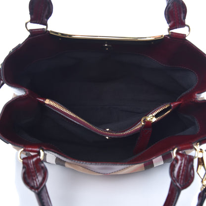 Burberry House Check Tote Burgundy 6 of 16