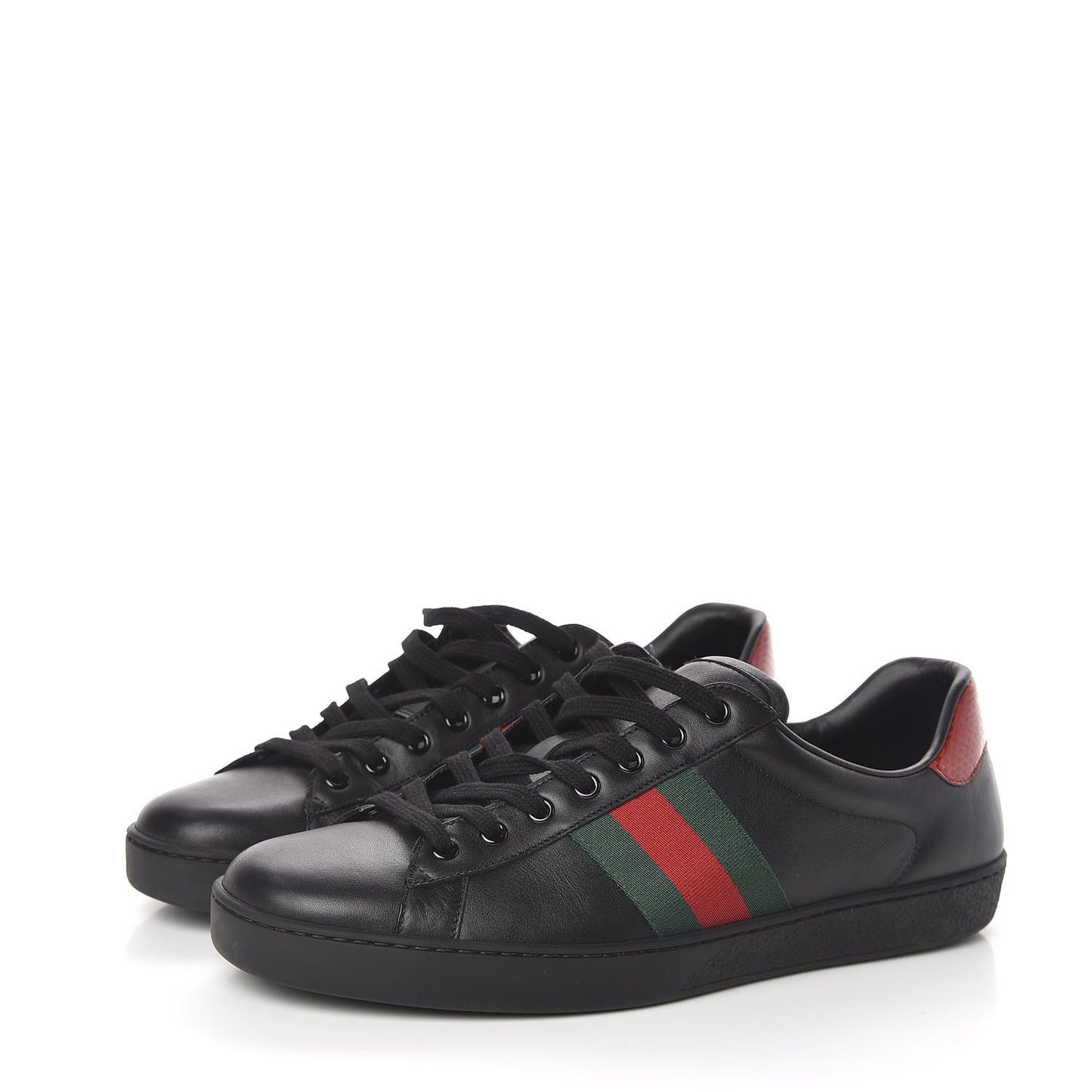 Miro Soft Calfskin Ayers Web Mens Ace Sneakers 11 Black Rosso