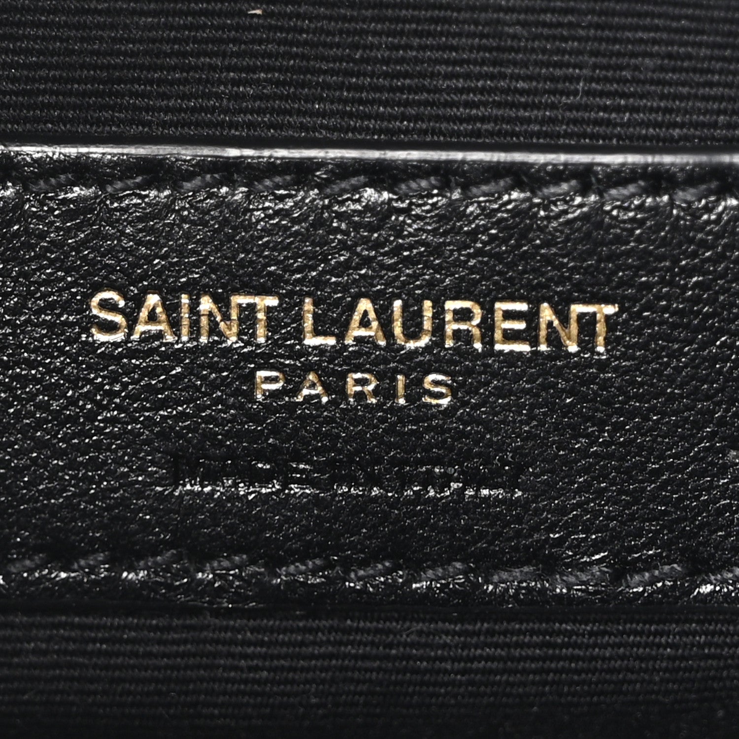 Saint Laurent Calfskin Matelasse Monogram Lou Belt Bag Black 5 of 9