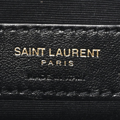 Saint Laurent Calfskin Matelasse Monogram Lou Belt Bag Black 5 of 9