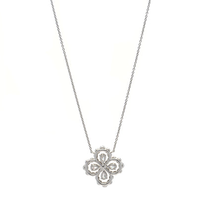 Harry Winston Platinum Diamond Full Loop Pendant Necklace 4 of 6