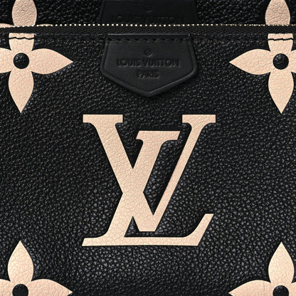 Louis Vuitton Empreinte Monogram Giant Multi Pochette Accessories Black Beige 7 of 9