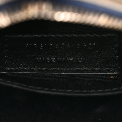 Saint Laurent Denim Quilted Monogram Round Crossbody Bag Rodeo Blue 7 of 13