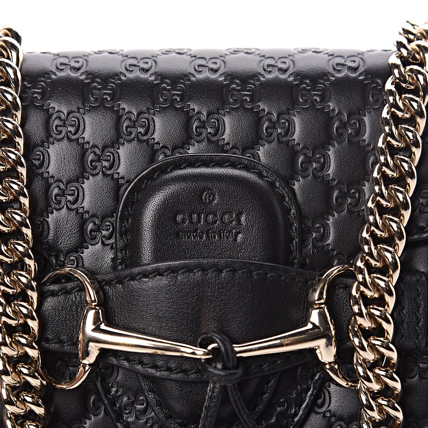 Gucci Microguccissima Mini Emily Shoulder Bag Black 10 of 12