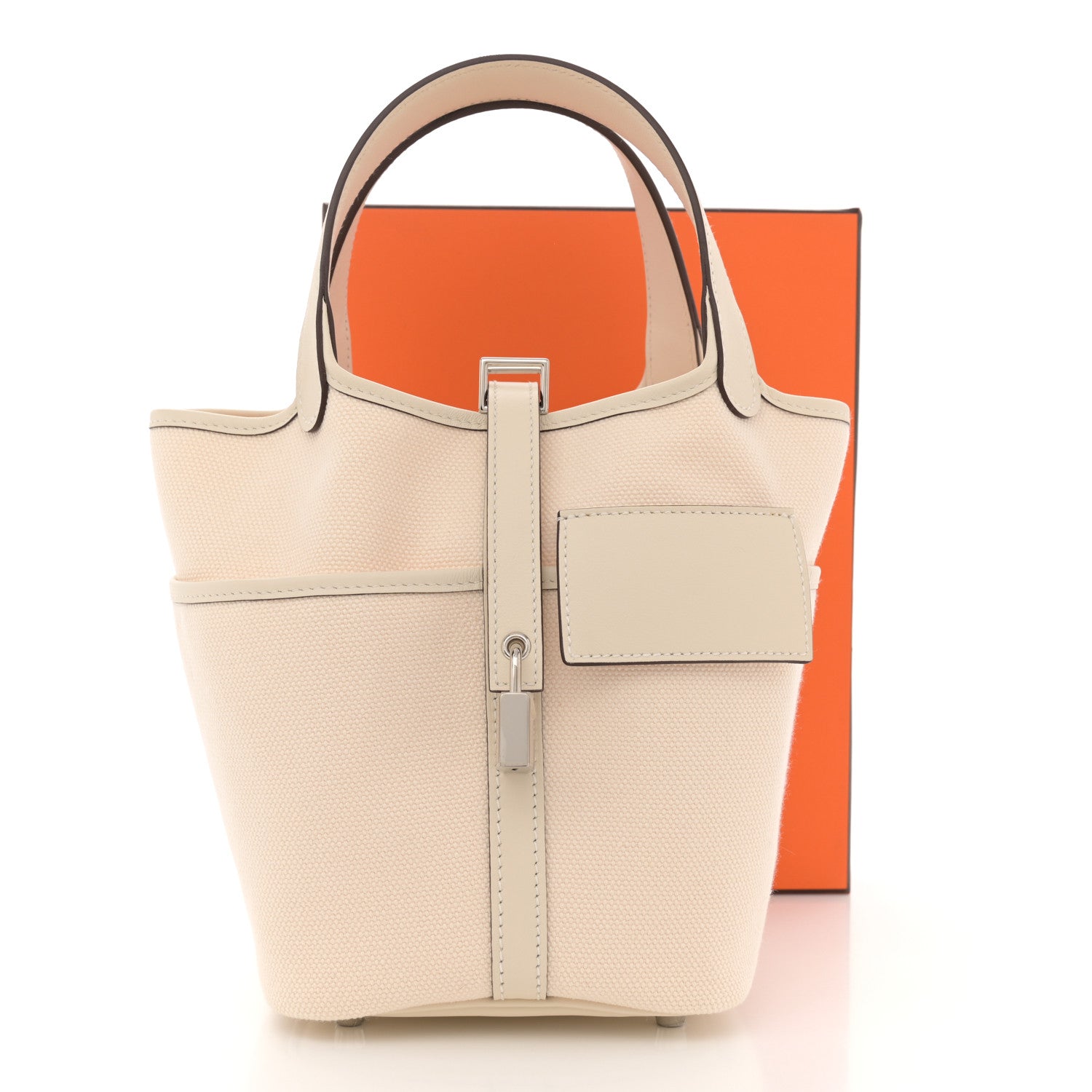 Hermes Toile Goeland Swift Cargo Picotin Lock 18 Nata 12 of 12