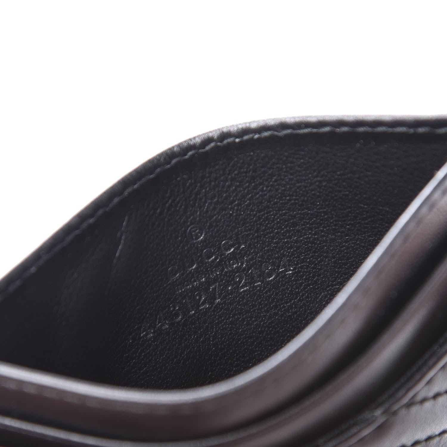 Gucci Calfskin Matelasse GG Marmont Card Holder Black 5 of 8