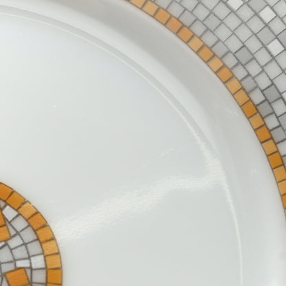 Hermes Porcelain Mosaique Au 24 Gold Tea Cup And Saucer Set Of 2 10 of 11