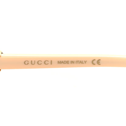 Gucci Acetate Oversize Rectangle Frame GG1072SA Sunglasses Shiny Solid Powder Pink Ivory 5 of 7