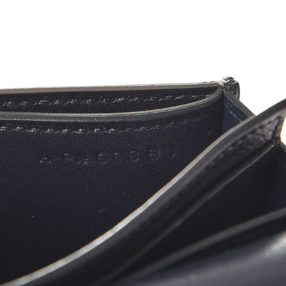 Hermes Evergrain Lizard Passant Compact Wallet Bleu Indigo Ombre 10 of 10