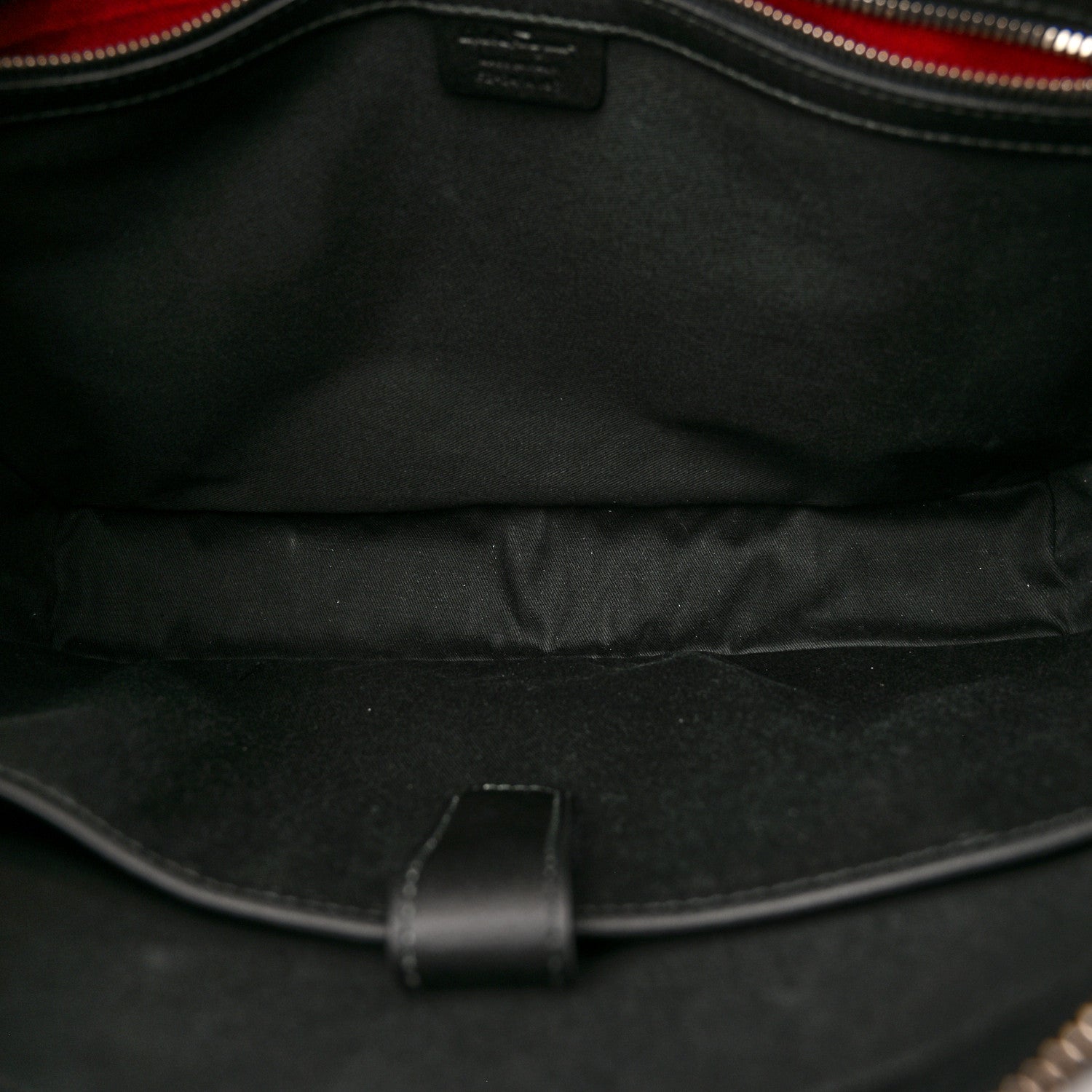 Salvatore Ferragamo Gancini Monogram Calfskin Briefcase Black Grey 5 of 12