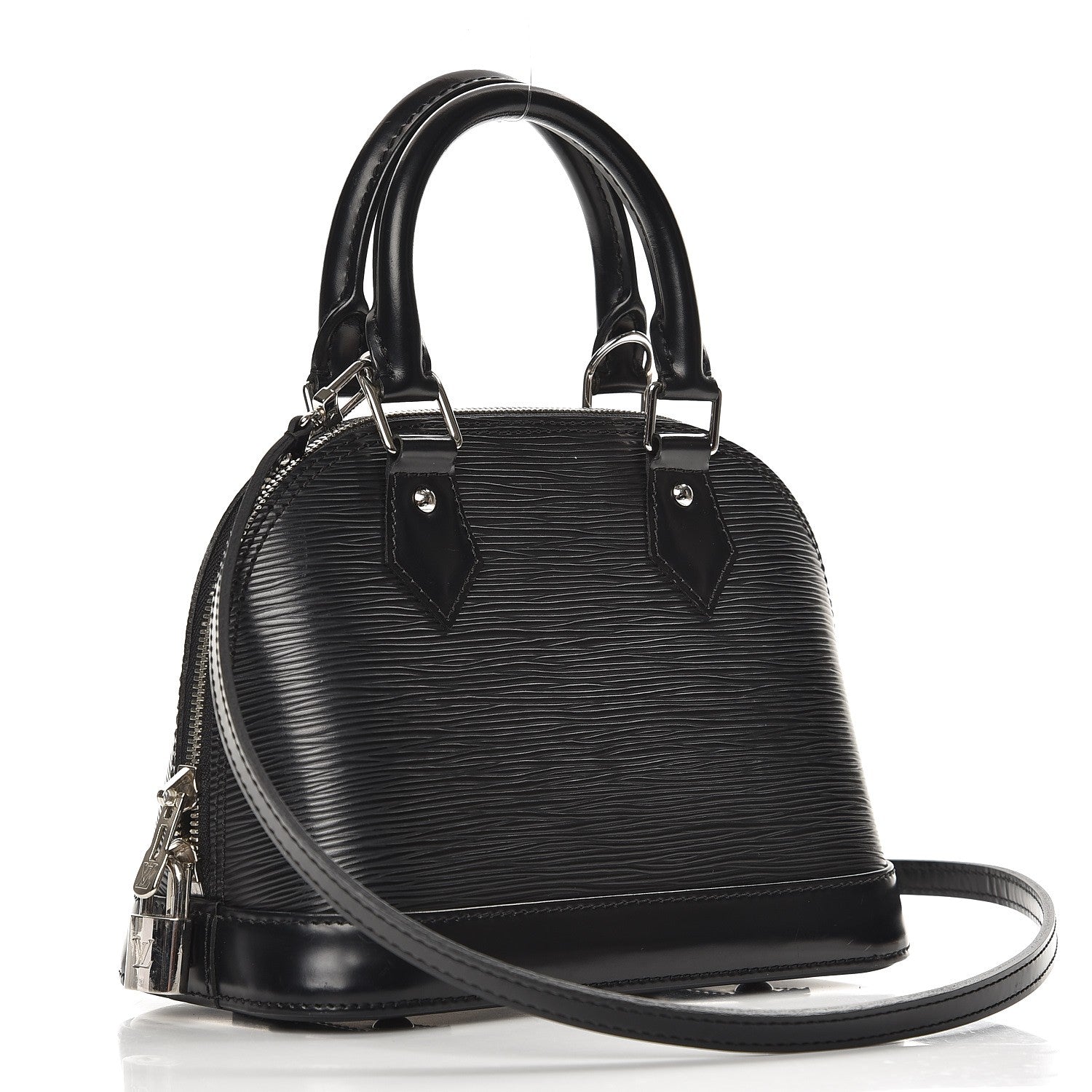 Louis Vuitton Epi Alma BB Black 4 of 9