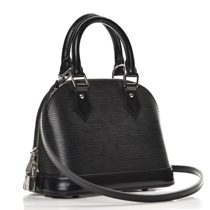 Louis Vuitton Epi Alma BB Black 4 of 9