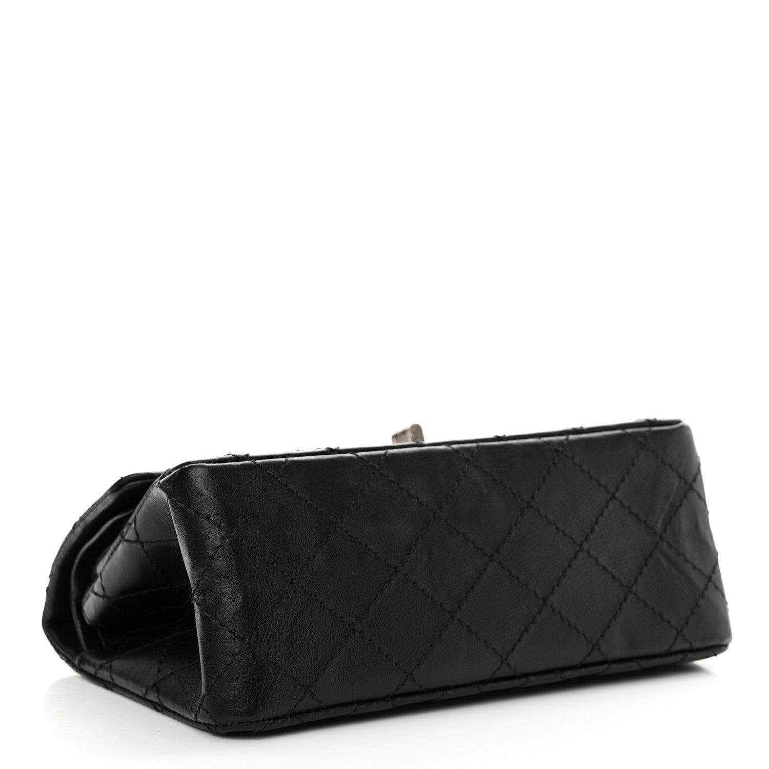 Chanel Aged Calfskin Lucky Charms 2.55 Reissue 224 Flap Black 4 of 12
