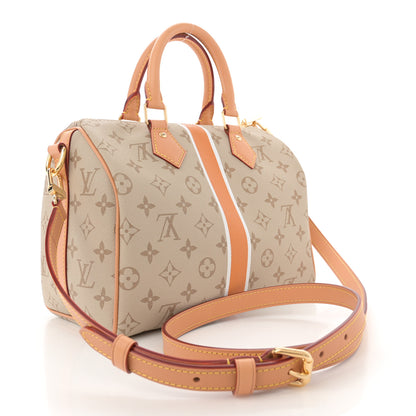 Louis Vuitton Monopaname Speedy Bandouliere 25 Beige Ocher 3 of 10