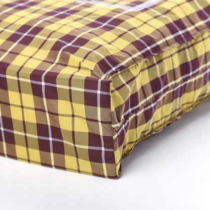 Gucci Nylon Checked Logo Vertical Tote Yellow 10 of 10