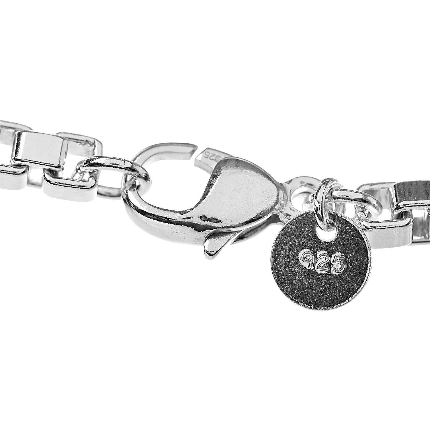Tiffany Sterling Silver 4mm Venetian Link Necklace 4 of 7