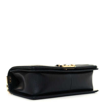 Chanel Lambskin Quilted Medium Boy Flap Black 4 of 15