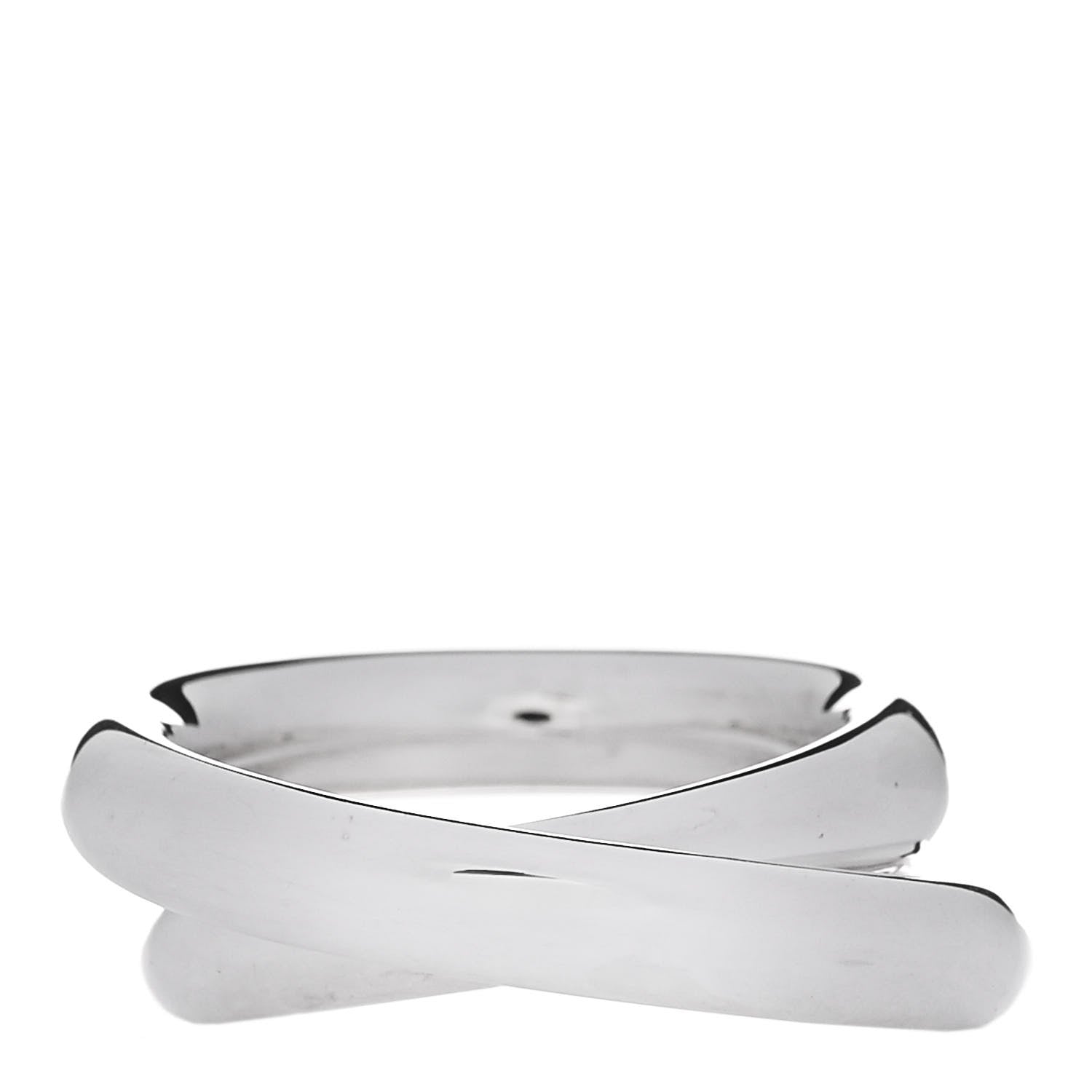 Hermes Sterling Silver MM Vertige Ring 52 6 1 of 5