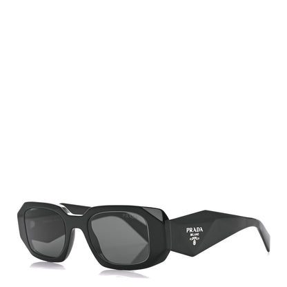 Prada Acetate Symbole Sunglasses SPR 17W Black 1 of 8