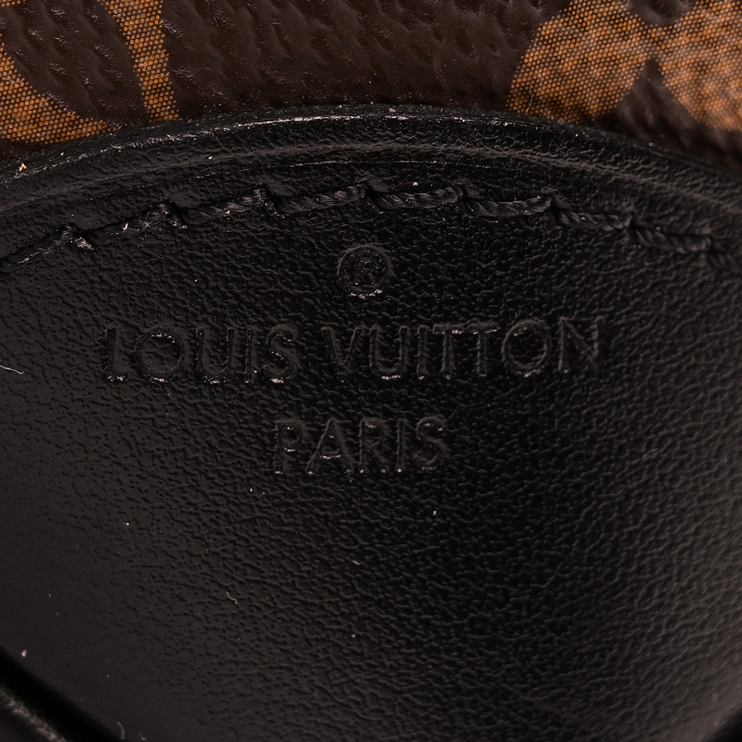 Louis Vuitton Monogram Odeon PM Black 6 of 9