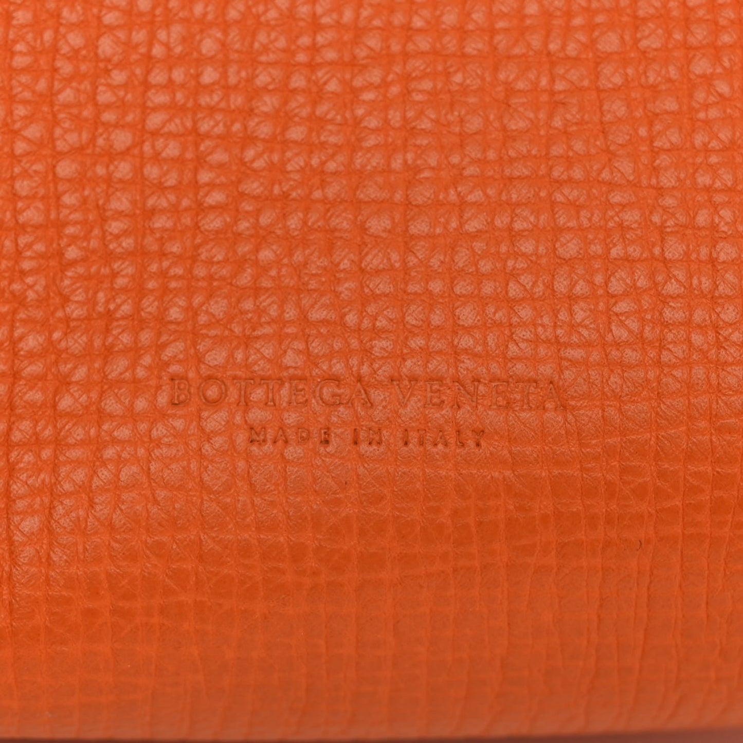 Textured Calfskin The Mini Angle Shoulder Bag Light Orange