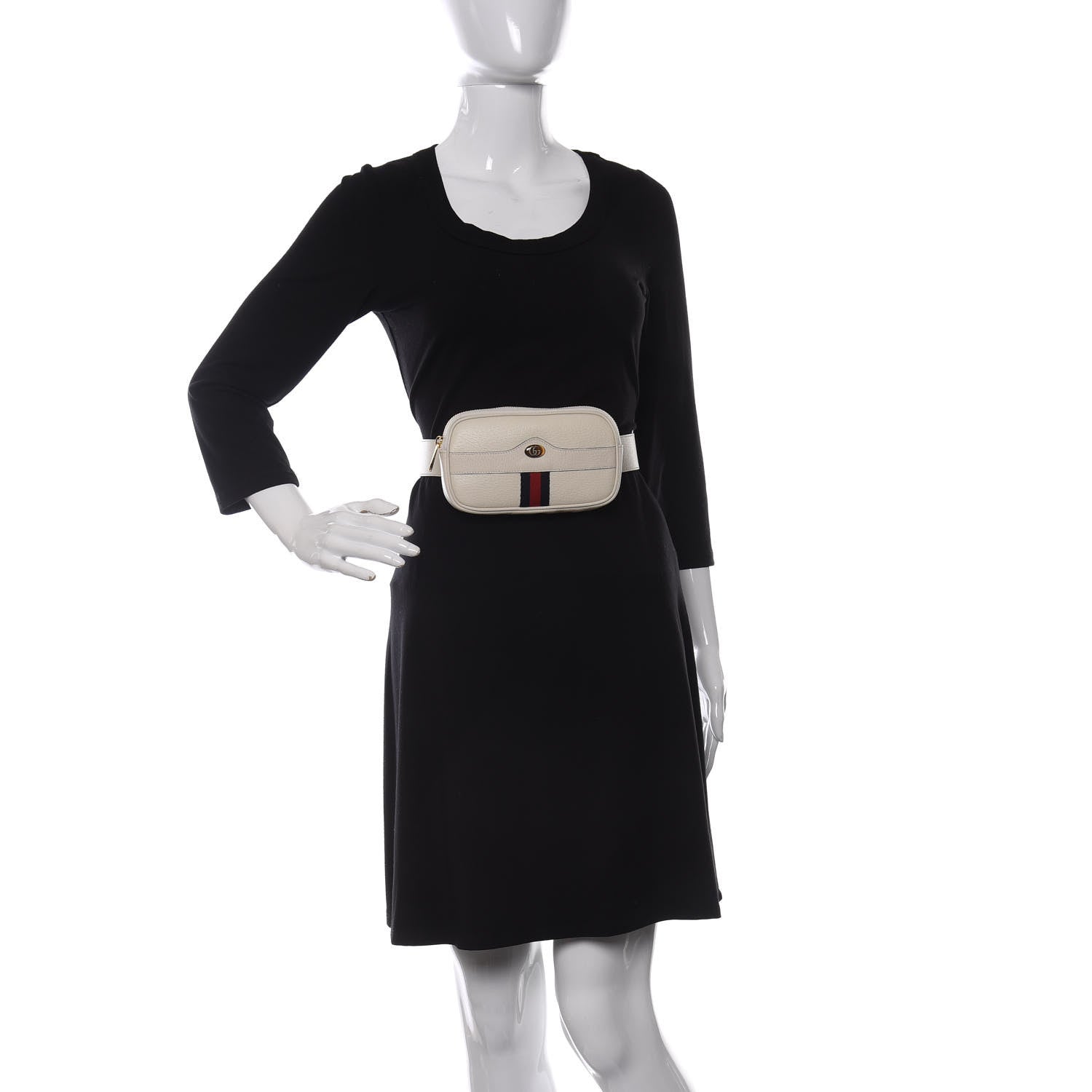 Gucci Grained Calfskin Ophidia Belted iPhone Case 95 38 White 2 of 12