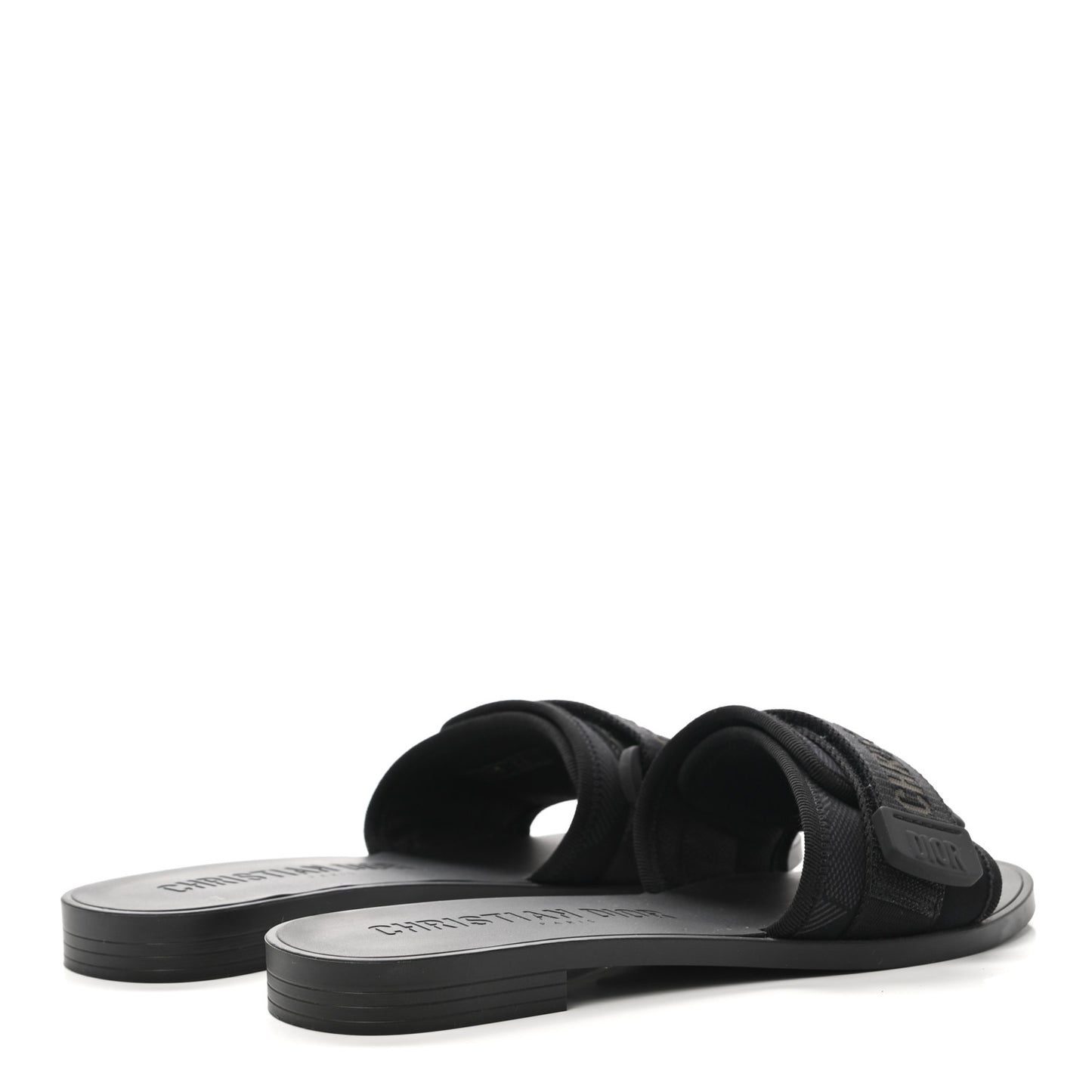 Technical Stretch Fabric Camouflage Dio(r)evolution Slide Sandals 36 Black Military