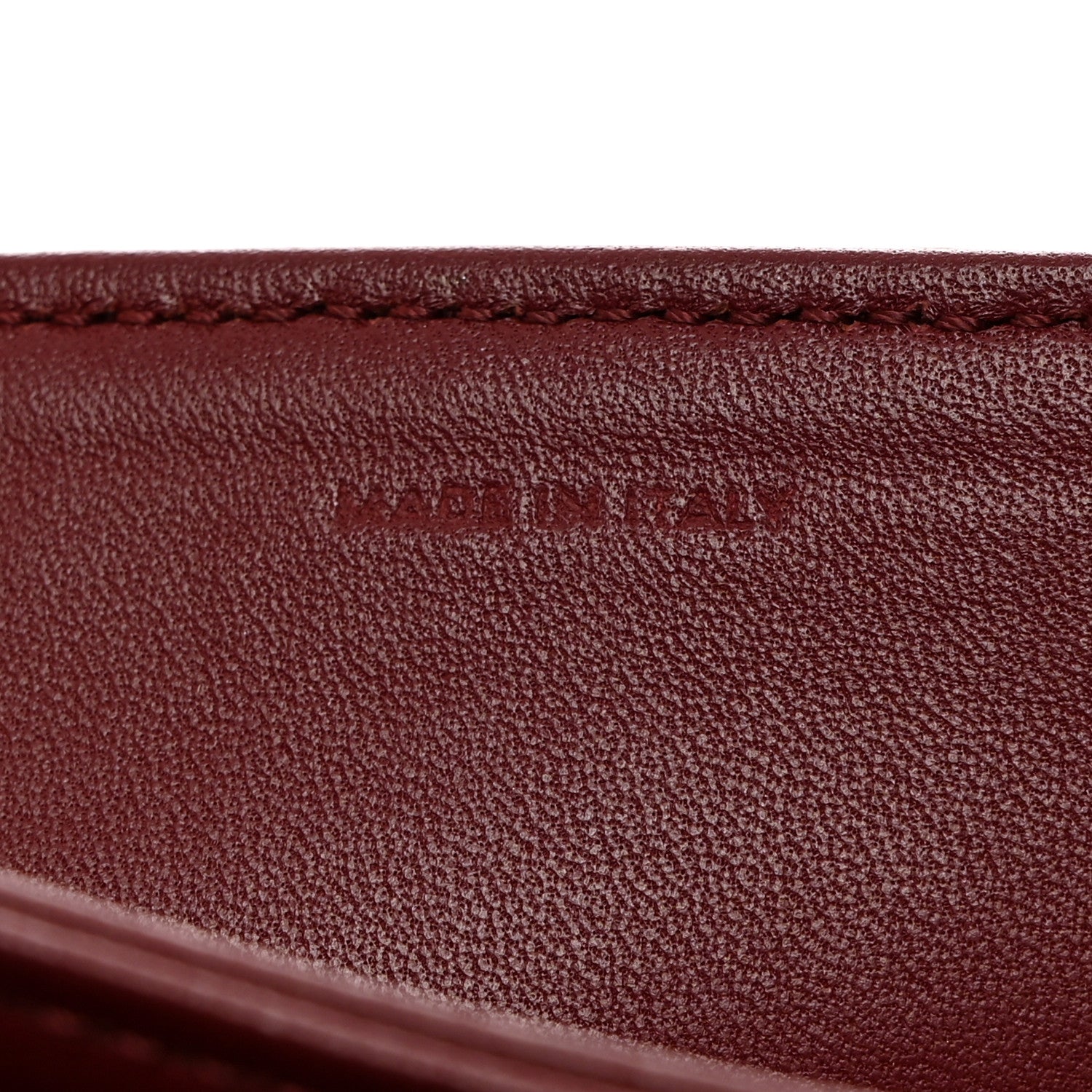 Celine Lizard Medium Triomphe Light Burgundy 8 of 12