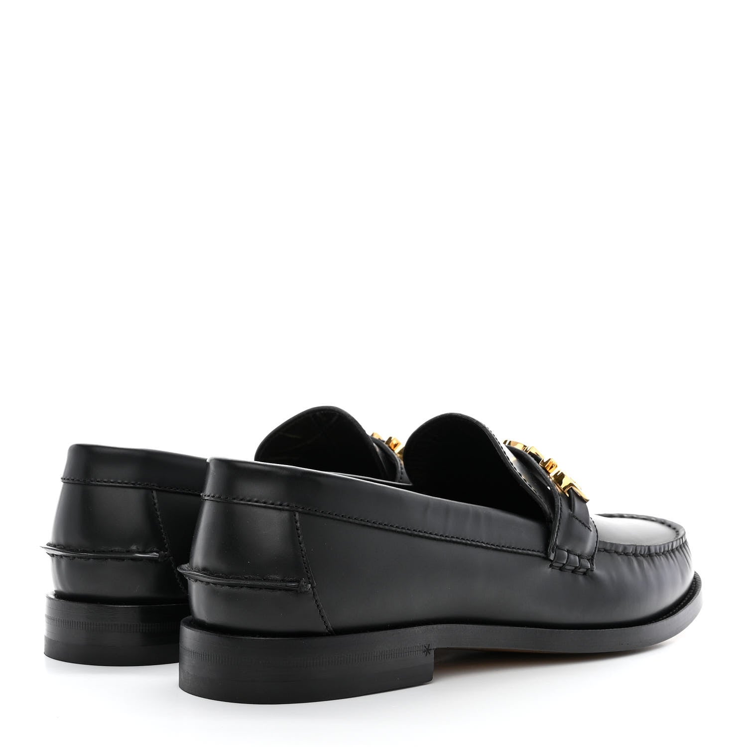 Gucci Millennial Ribot Mens Cara Loafers 10 Black 4 of 9