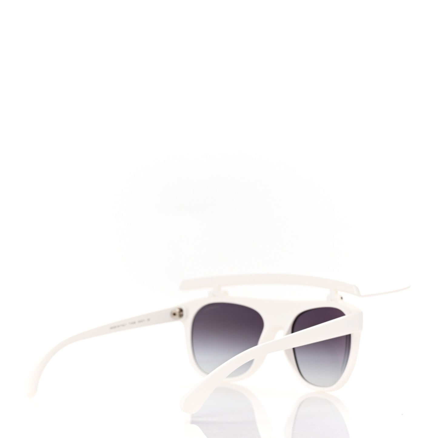 Acetate Visor Sunglasses 71046 Matte White