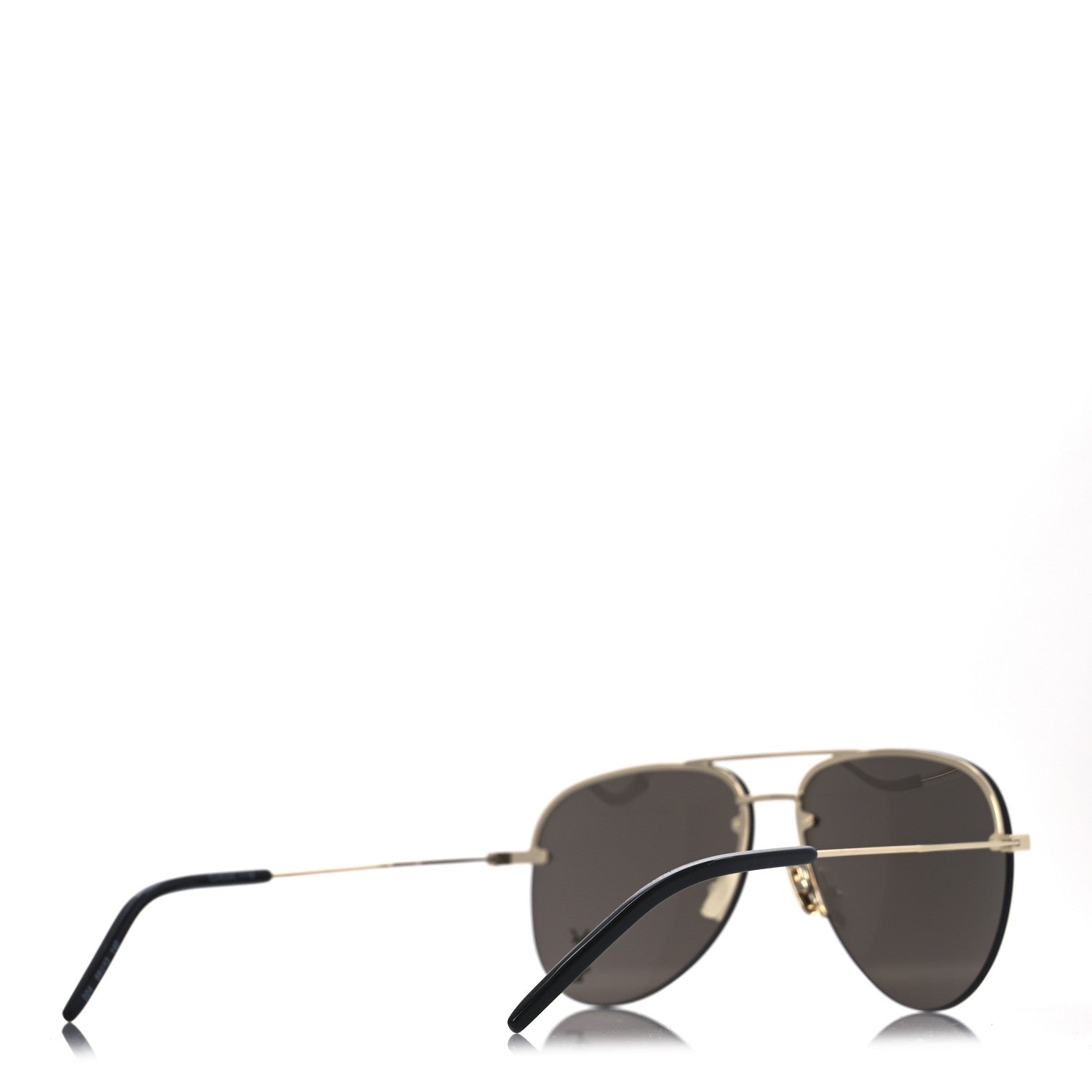 Saint Laurent Aviator Classic 11M Sunglasses Gold 3 of 7