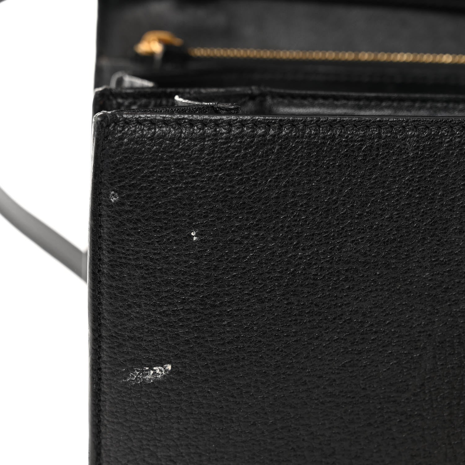 Celine Goatskin Medium Classic Box Flap Bag Black 14 of 14