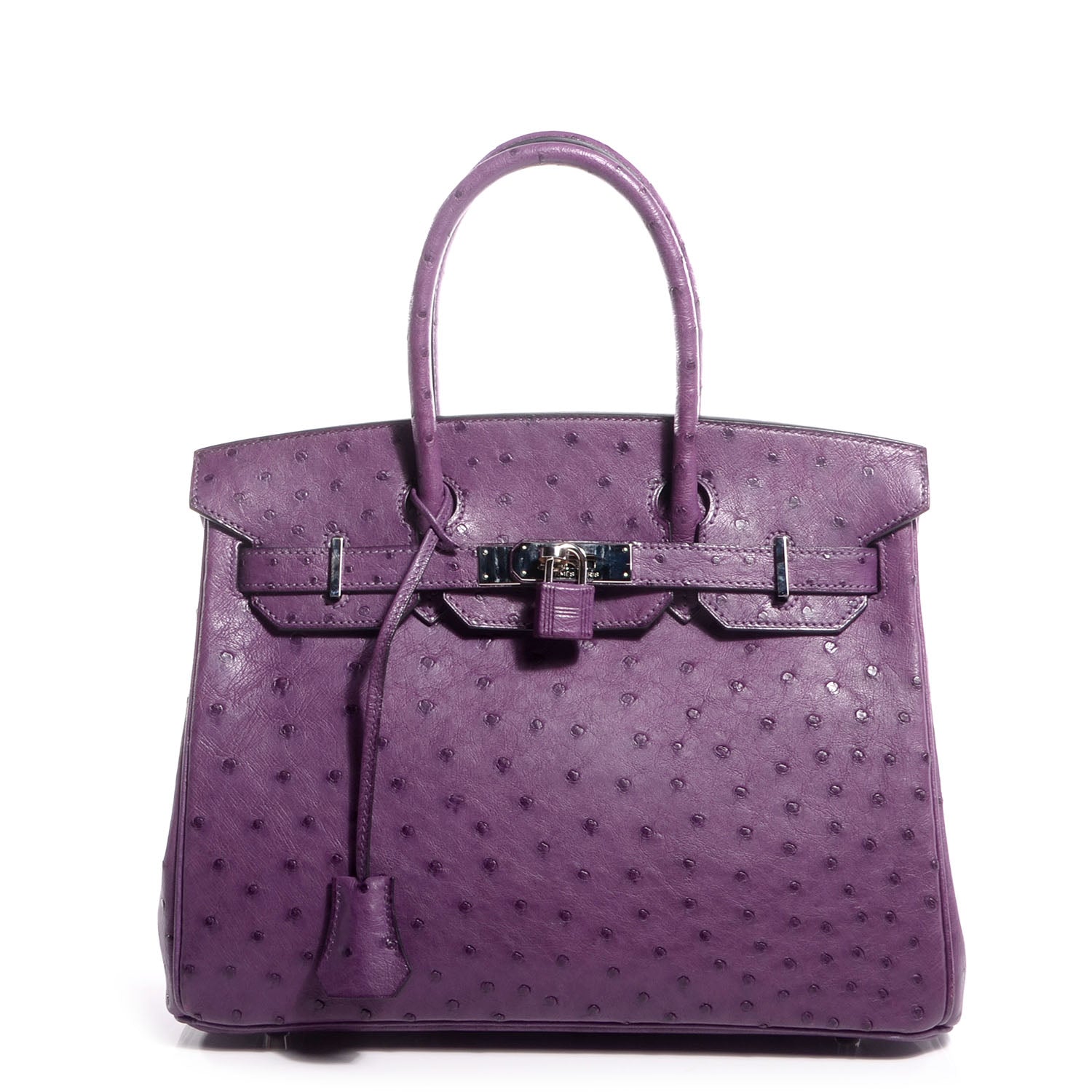 Hermes Ostrich Birkin 30 Violine 1 of 9