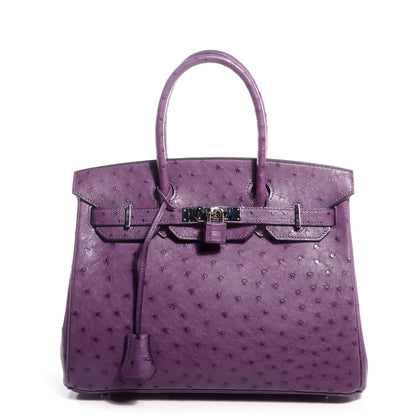 Hermes Ostrich Birkin 30 Violine 1 of 9