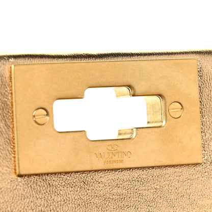 Valentino Garavani Nappa Medium Roman Stud Shoulder Bag Antique Brass 7 of 11