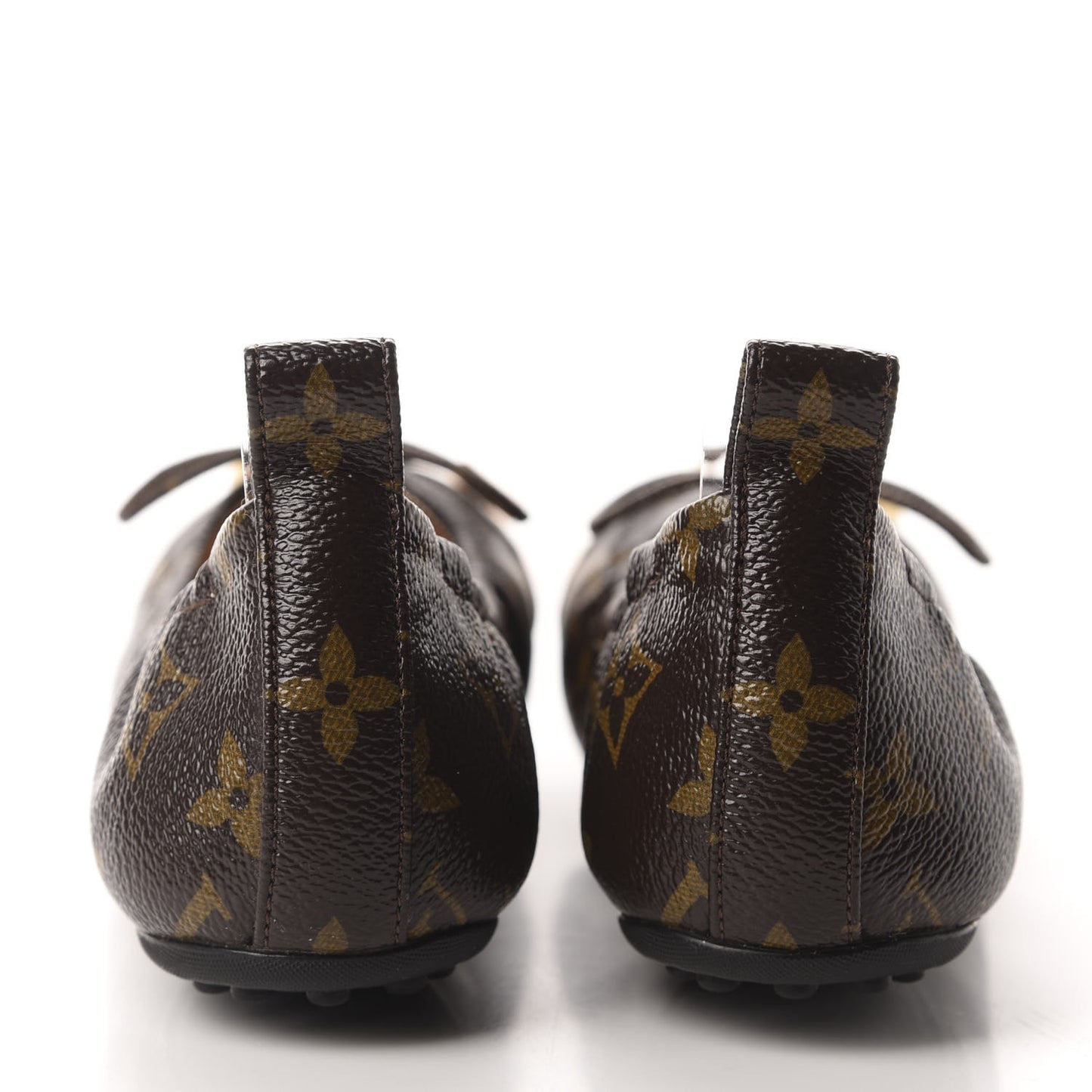 Patent Monogram Flirty Ballerina Flats 37 Gold