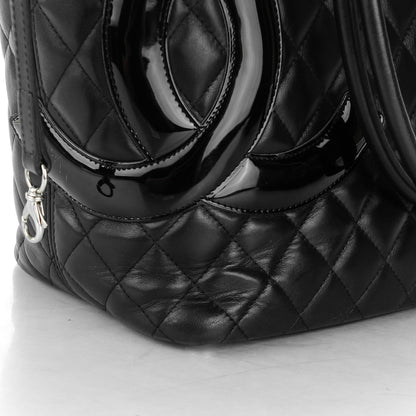 Chanel Calfskin Quilted Large Cambon Tote Black 9 of 9
