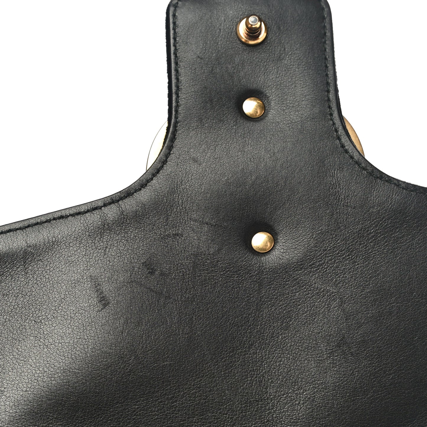 Velvet Matelasse Medium GG Marmont Shoulder Bag Black